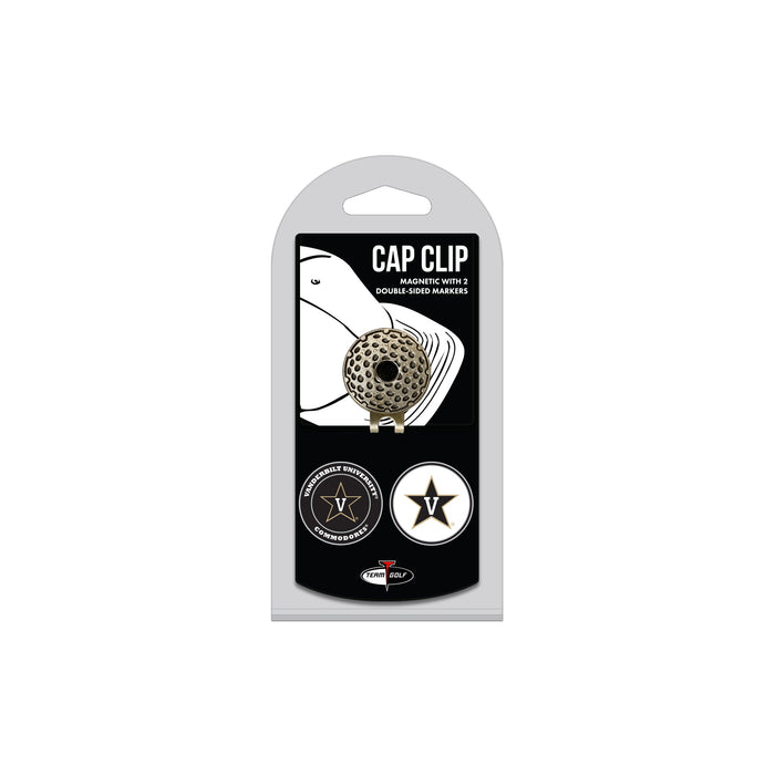 Vanderbilt Commodores hat clip with two golf ball markers