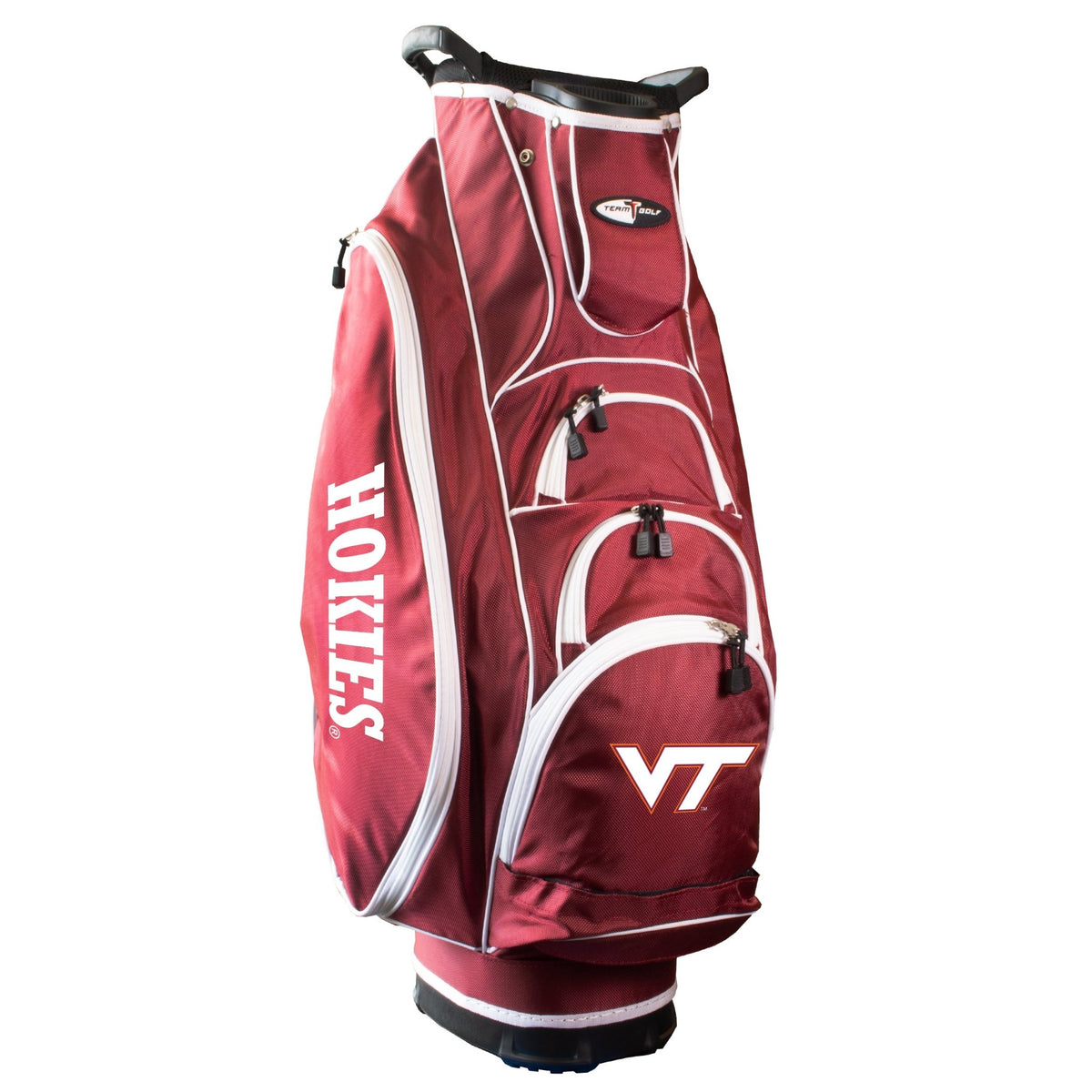 Virginia Tech Albatross golf cart bag in Maroon