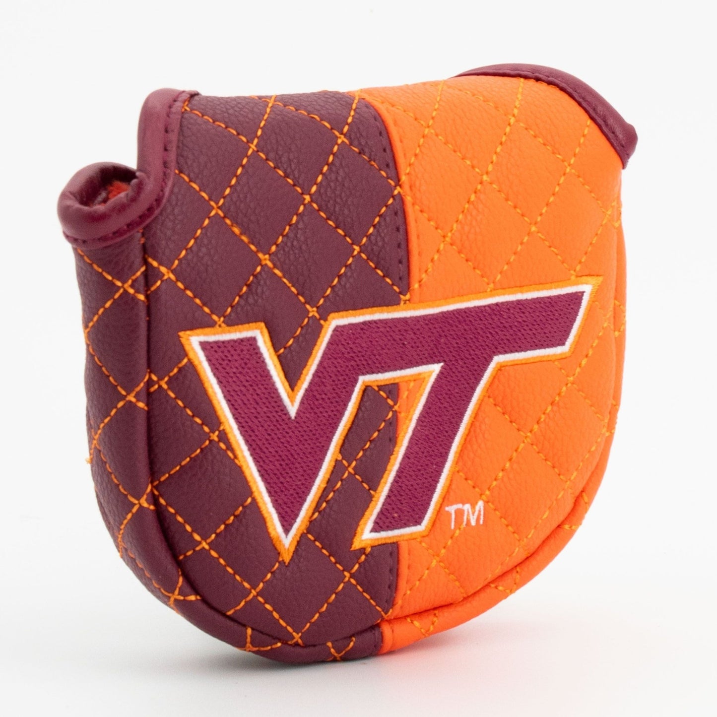 Virginia Tech Hokies Quilted Headcovers – Go Hokies Collection - Mallet Putter Split - Club Rehab