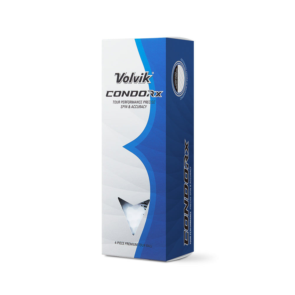 Volvik Condor X white golf balls — sleeve