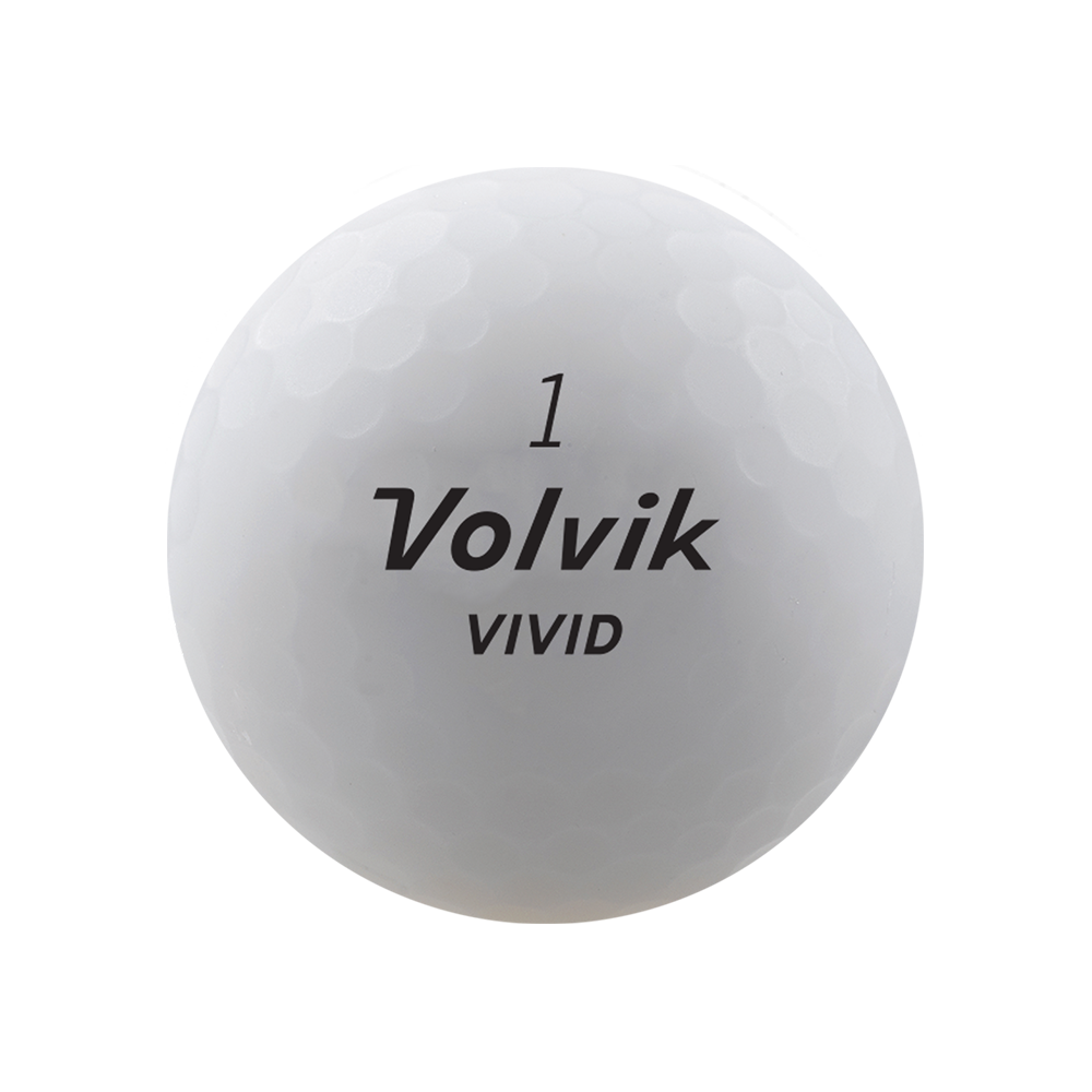 Volvik Vivid Rainbow Pack white matte golf ball