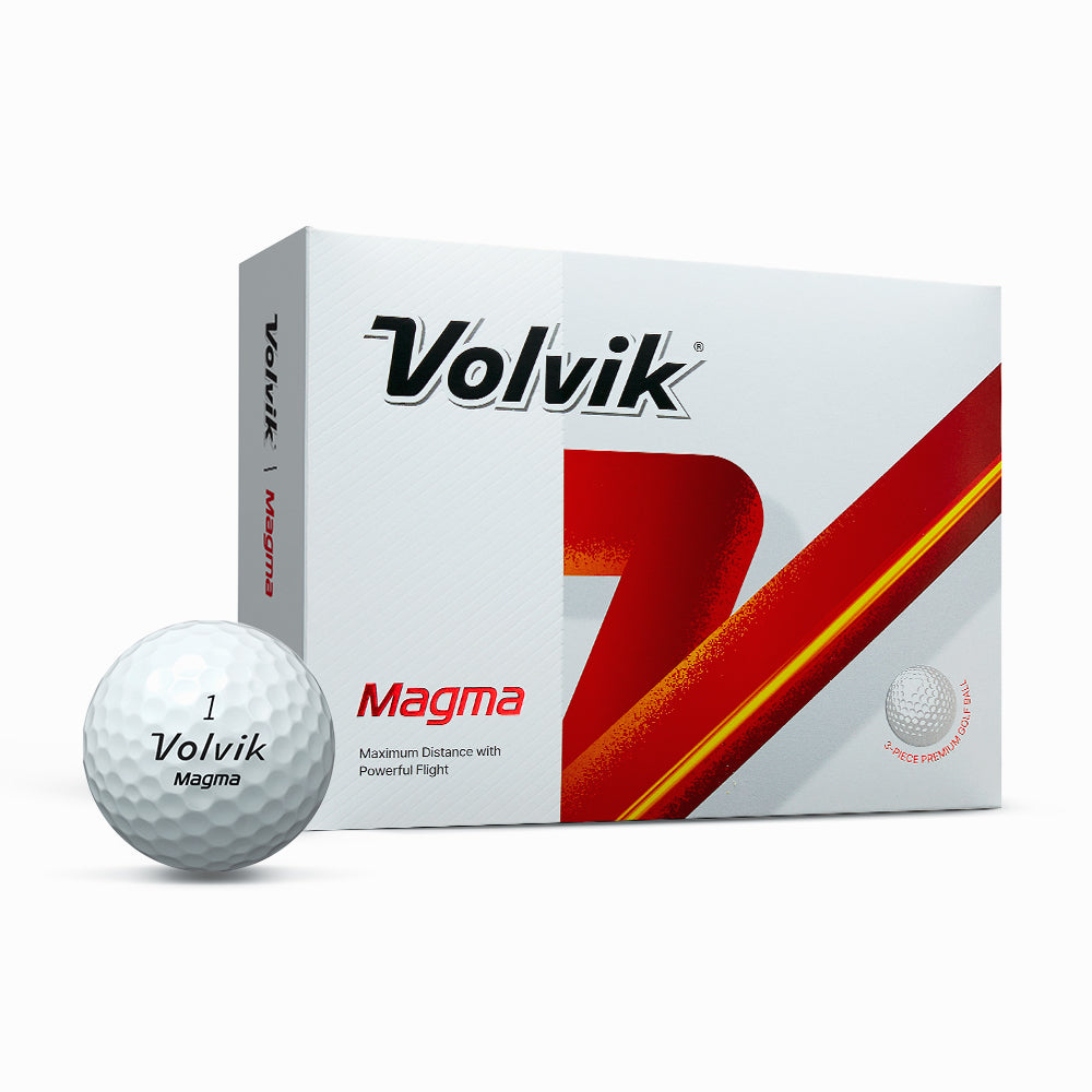 Volvik Magma White ball and packaging