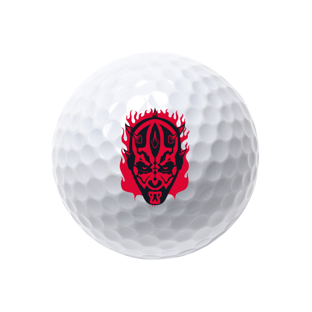 Volvik Star Wars Dark Side individual white Power Soft golf ball design 2