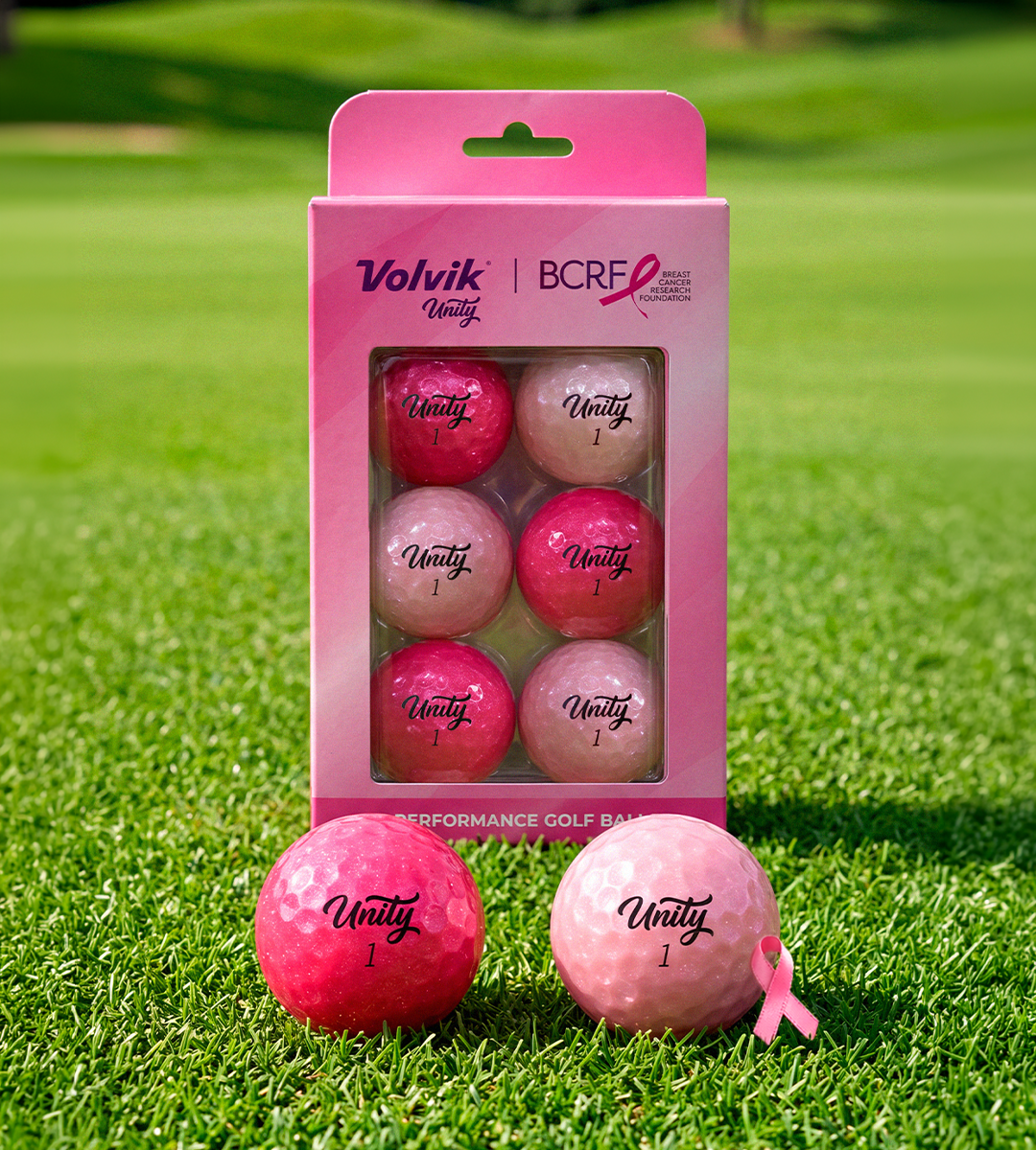 Volvik BCRF Unity six-ball pack two shades of pink feature image
