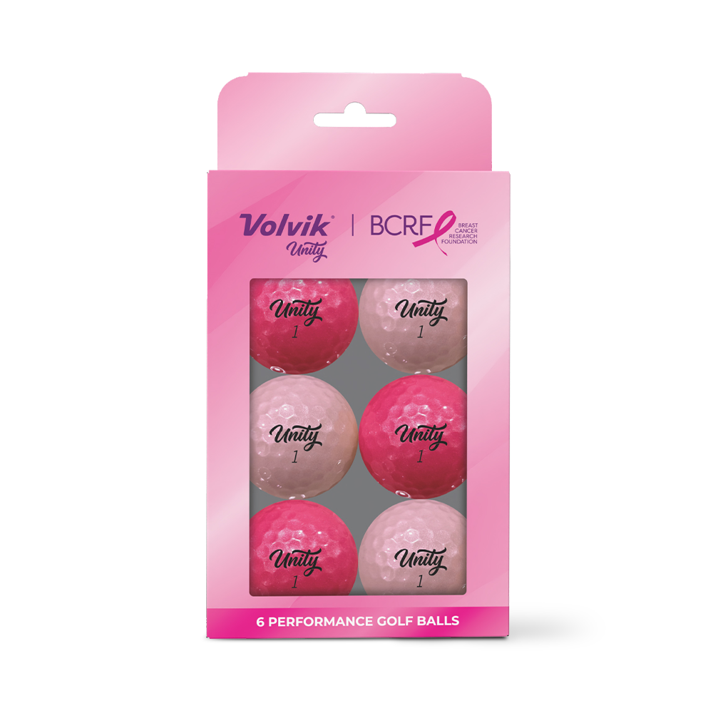 Volvik BCRF Unity Pink six-ball packaging