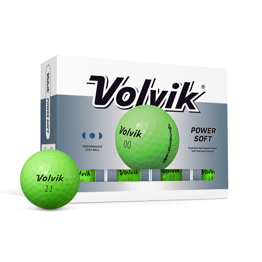 Volvik Power Soft Green — ball and box
