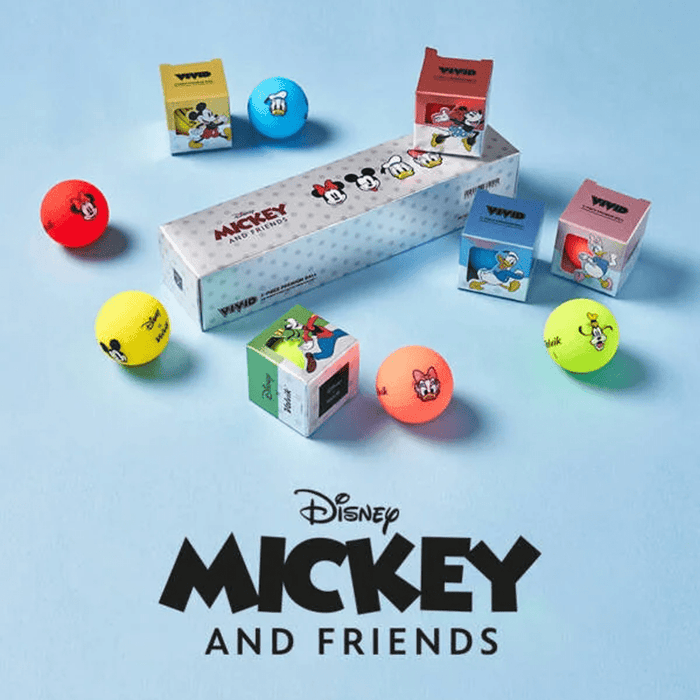 Volvik Vivid Disney Friends Golf Ball Collection – 5 Ball Gift Set - Club Rehab