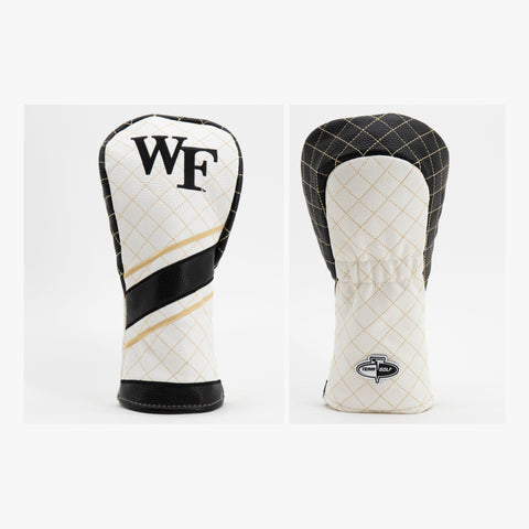 Wake Forest Demon Deacons Gesteppter Fairway-Schlägerhauben-Bezug mit Streifenmuster