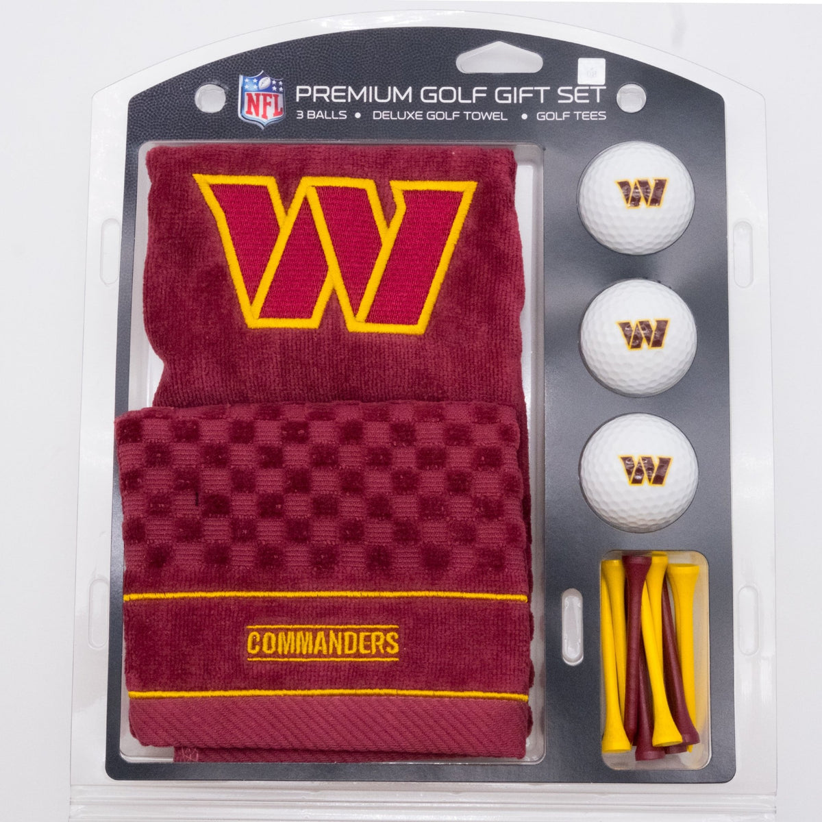 Washington Commanders Embroidered Towel Golf Gift Set