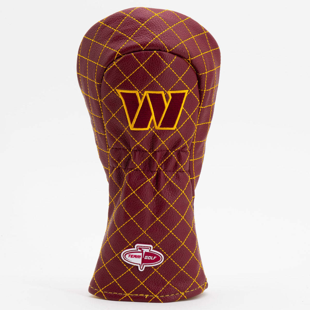 Washington Commanders Solid Fairway quilted headcover, back view