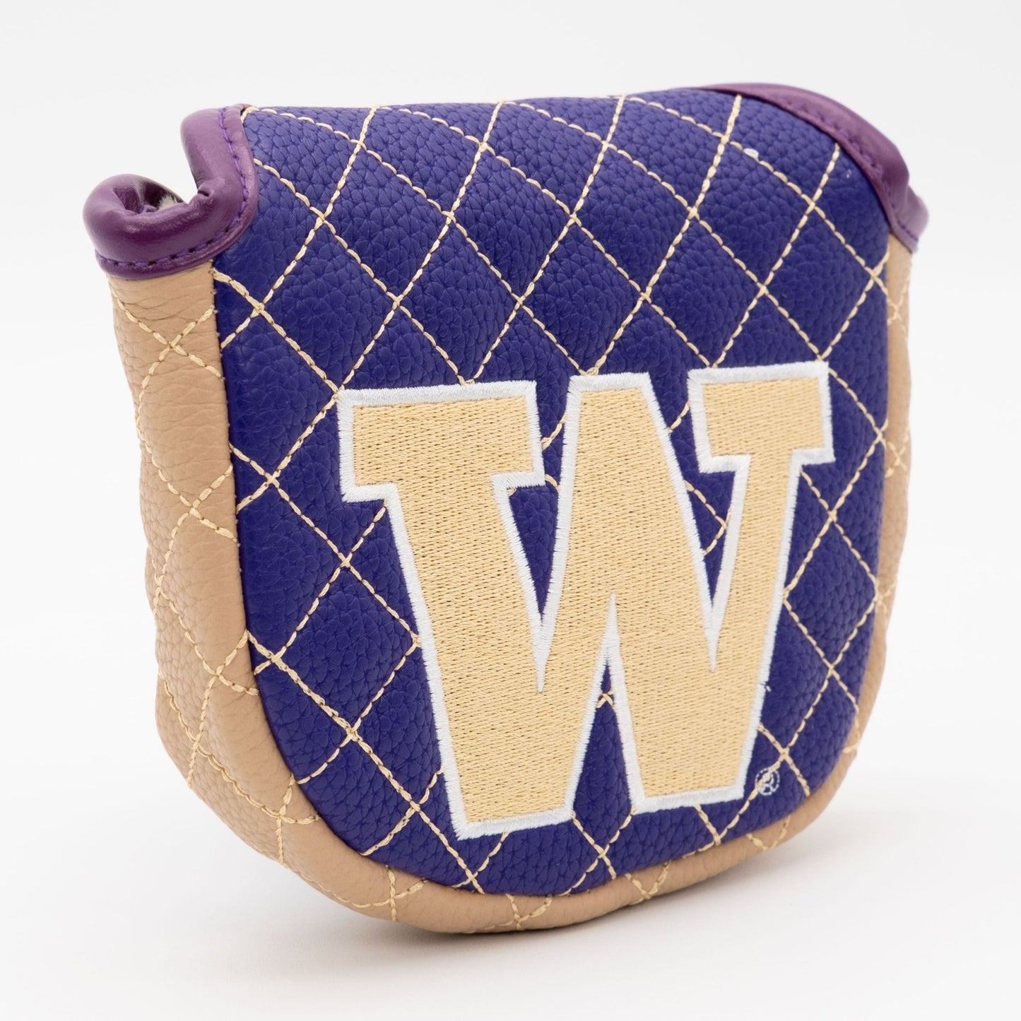 Washington Huskies Quilted Headcovers – Bow Down Collection - Mallet Putter Solid - Club Rehab