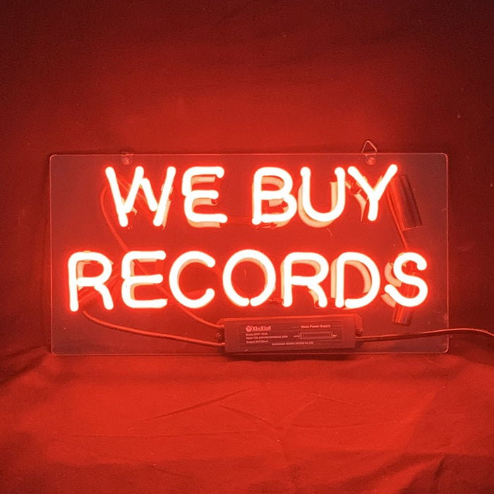 We Buy Records Neon Light Sign - Club Rehab