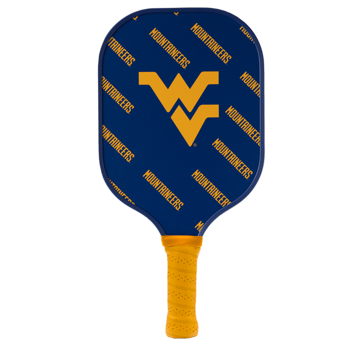 West Virginia Mountaineers Pickleball Paddle | Carbon Fiber Face | 12mm Core - Club Rehab
