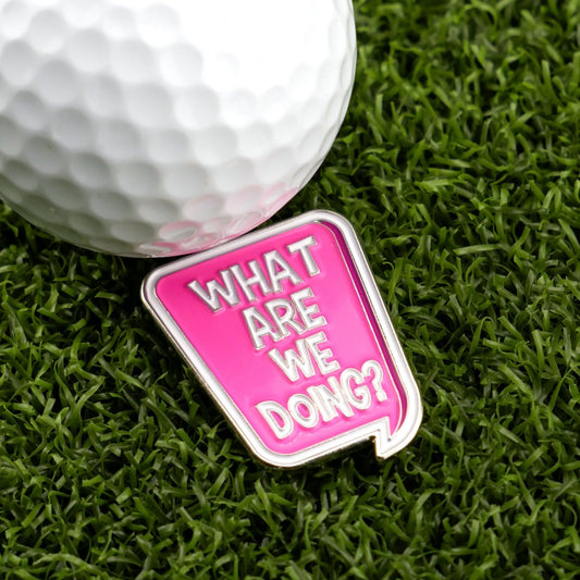 What are we doing? Speech Bubble Ball Marker - Club Rehab