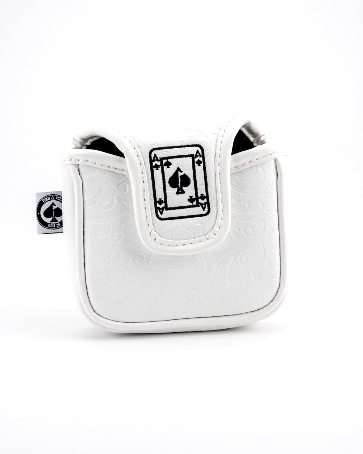 White Out Ace of Spades - Mallet Putter Cover - Club Rehab