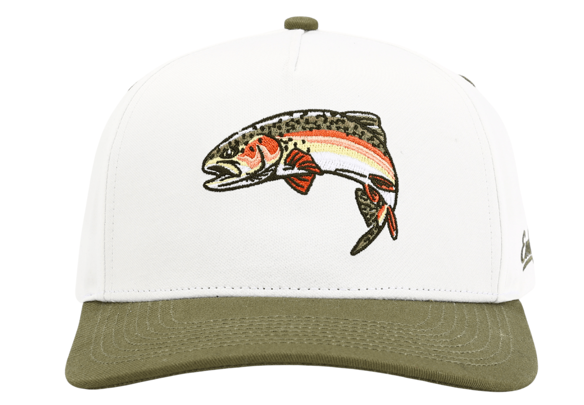 White/Green - Rainbow Trout - Club Rehab - Trucker HatWhite/Green - Rainbow Trout