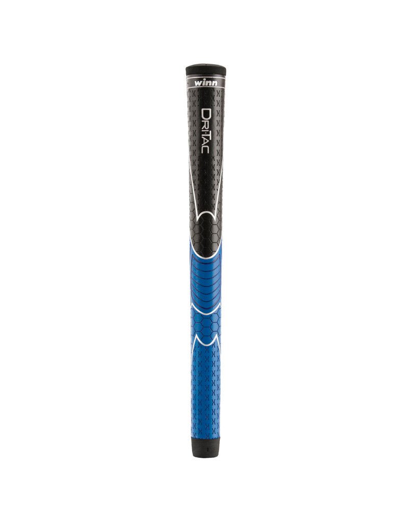 Winn Dri - Tac Golf Grips - Club Rehab - GripMidsizeBlack/BlueWinn Dri - Tac Golf Grips