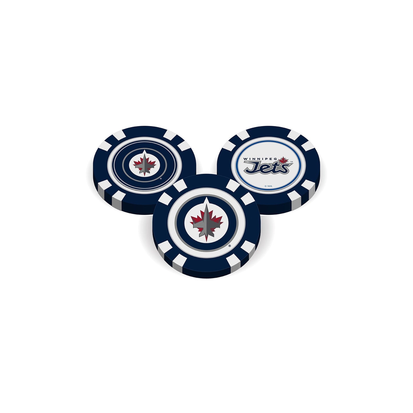 Winnipeg Jets Golf Chip Ball Marker - Club Rehab