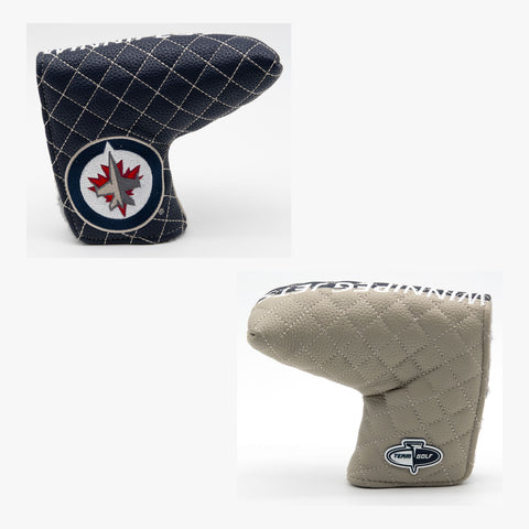 Winnipeg Jets Split Quilted Blade Putter Cover
