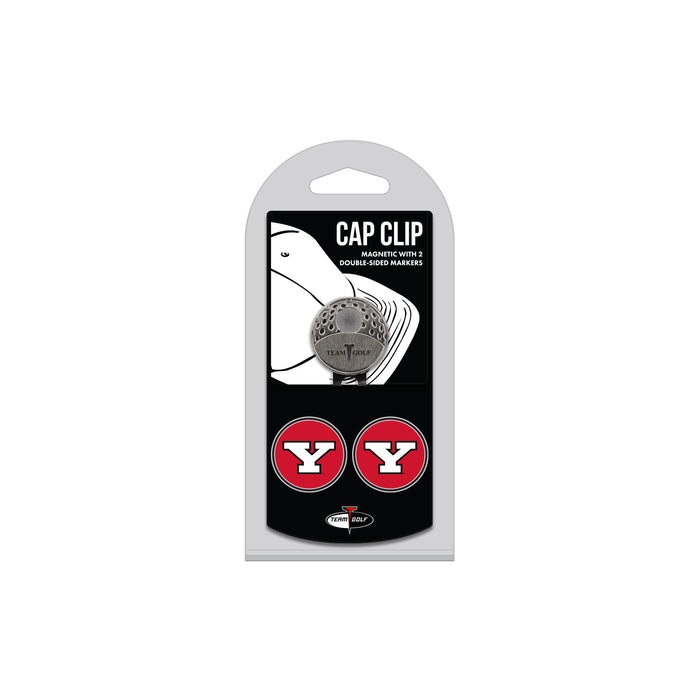 Youngstown State hat clip with two golf ball markers