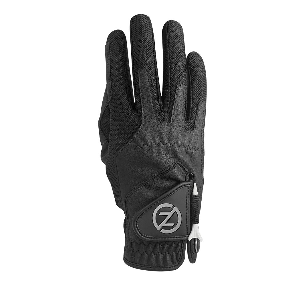 Zero Friction™ Men's Compression Golf Glove - Left Hand Black - Club Rehab