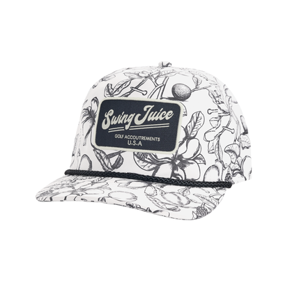 Magnolia Toile Rope Hat – Ivory