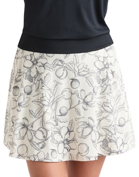 Magnolia Toile Women’s Skort – Ivory
