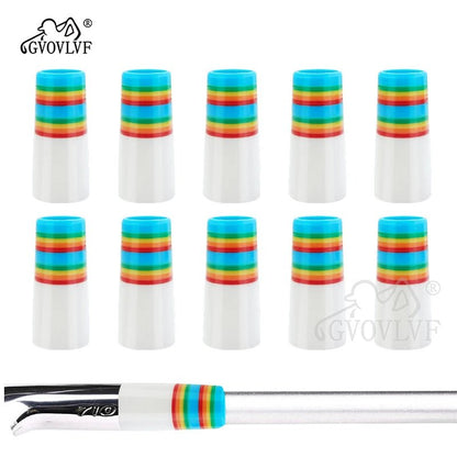 0.355 Golf Ferrules – Rainbow Stripe Edition - Club Rehab - Golf Ferrules0.355 Golf Ferrules – Rainbow Stripe Edition