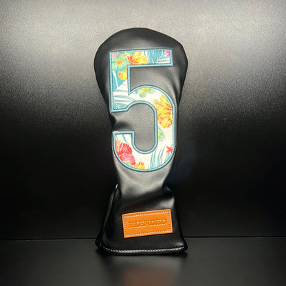 Tropical Floral Print Headcover