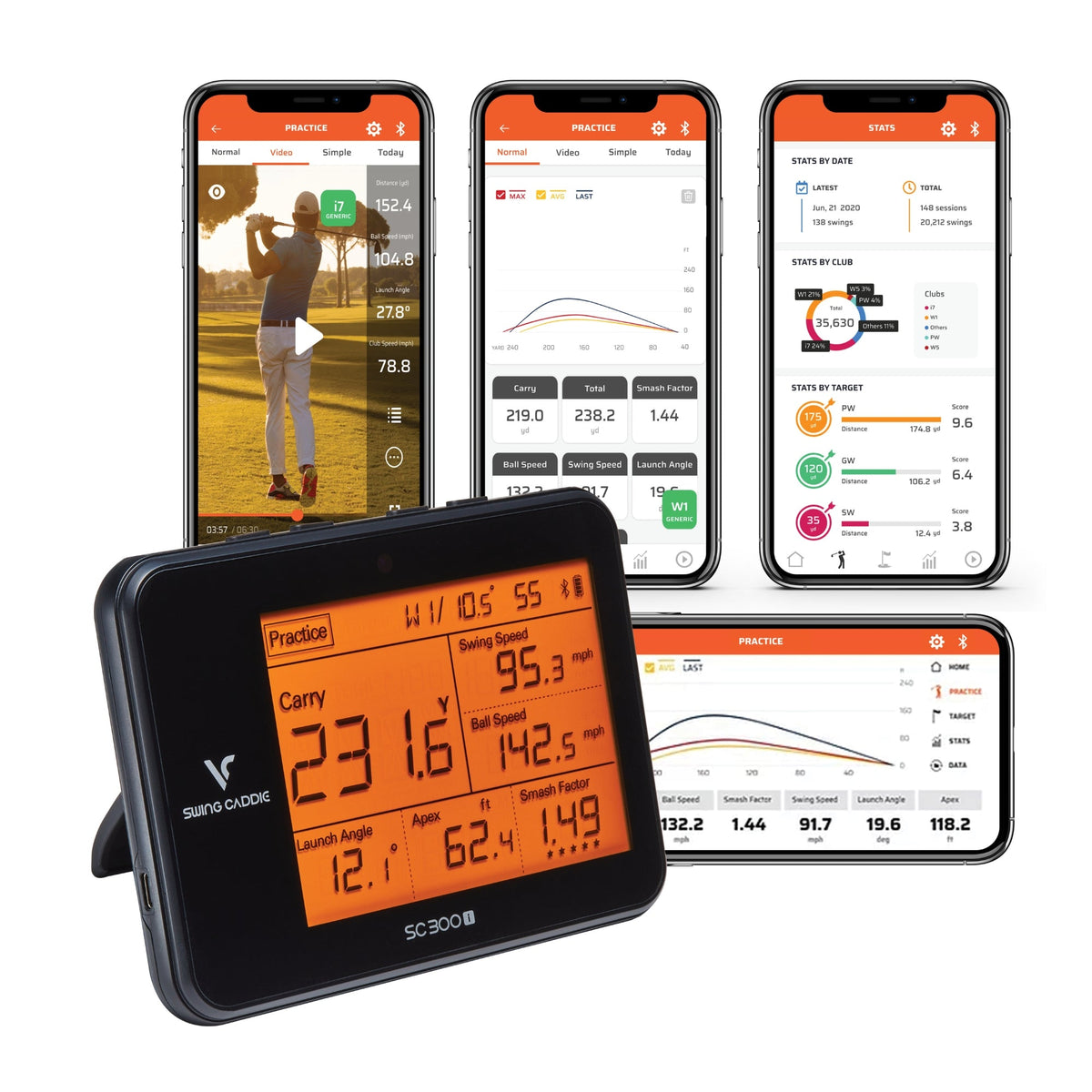 Voice Caddie Swing Caddie SC300i Launch Monitor - detail 2