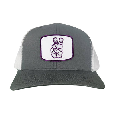 TCU Frog Hand Square Shape / Curved Bill Mesh Snapback / 126 / TCU001