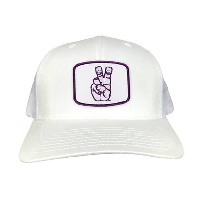 TCU Frog Hand Square Shape / Curved Bill Mesh Snapback / 126 / TCU001