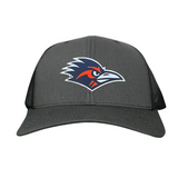 Charcoal Curved Bill Mesh Snapback