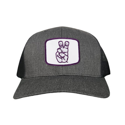TCU Frog Hand Square Shape / Curved Bill Mesh Snapback / 126 / TCU001
