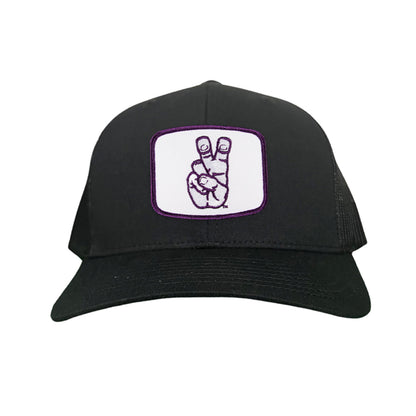 TCU Frog Hand Square Shape / Curved Bill Mesh Snapback / 126 / TCU001