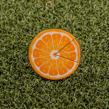 Orange "Slice" Premium Ball Marker