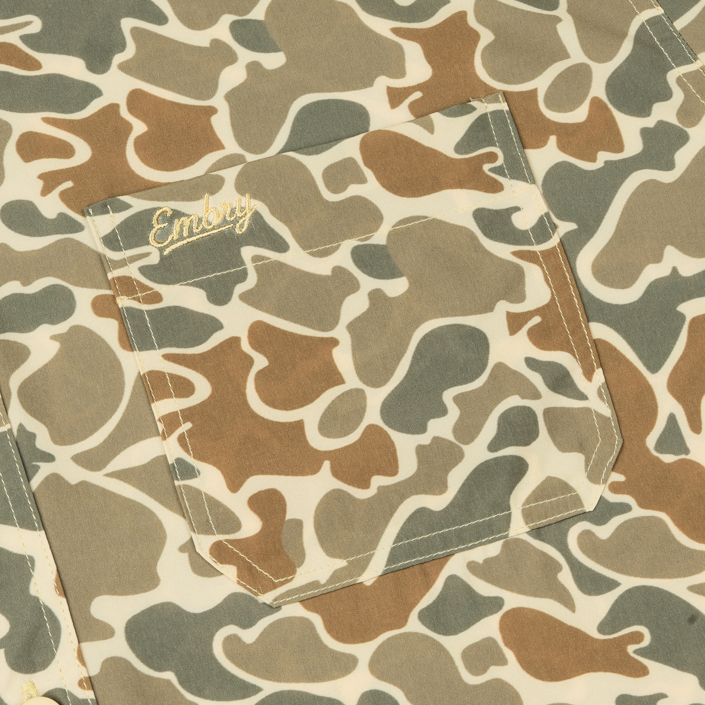 Performance Button Up - Desert Duck