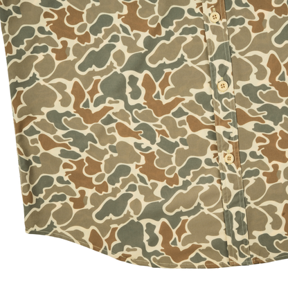 Performance Button Up - Desert Duck