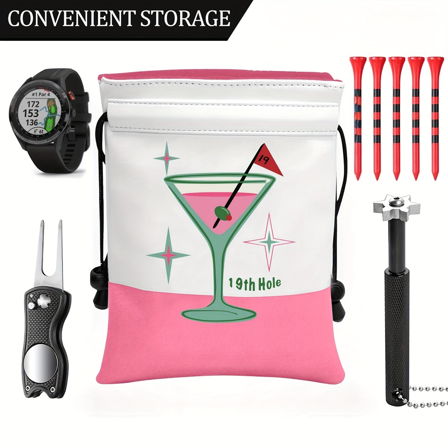 19th Hole Golf Accessory Pouch