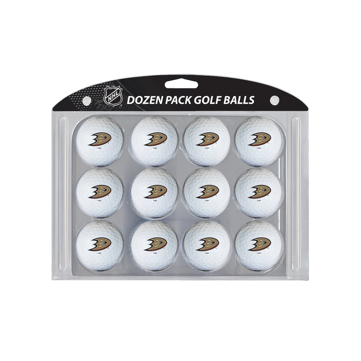 Anaheim Ducks logo golf balls, 12 pack
