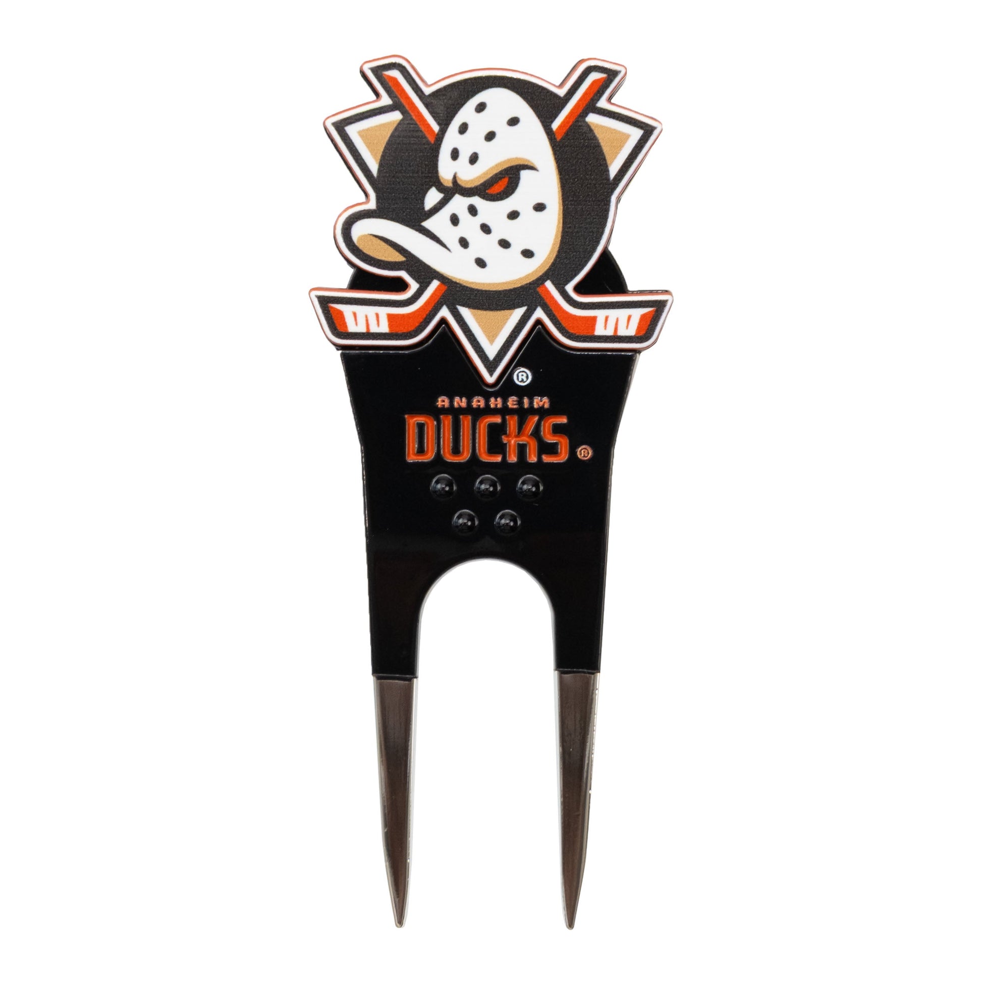 Anaheim Ducks Custom Shaped Divot Tool - Image 1 - Club Rehab