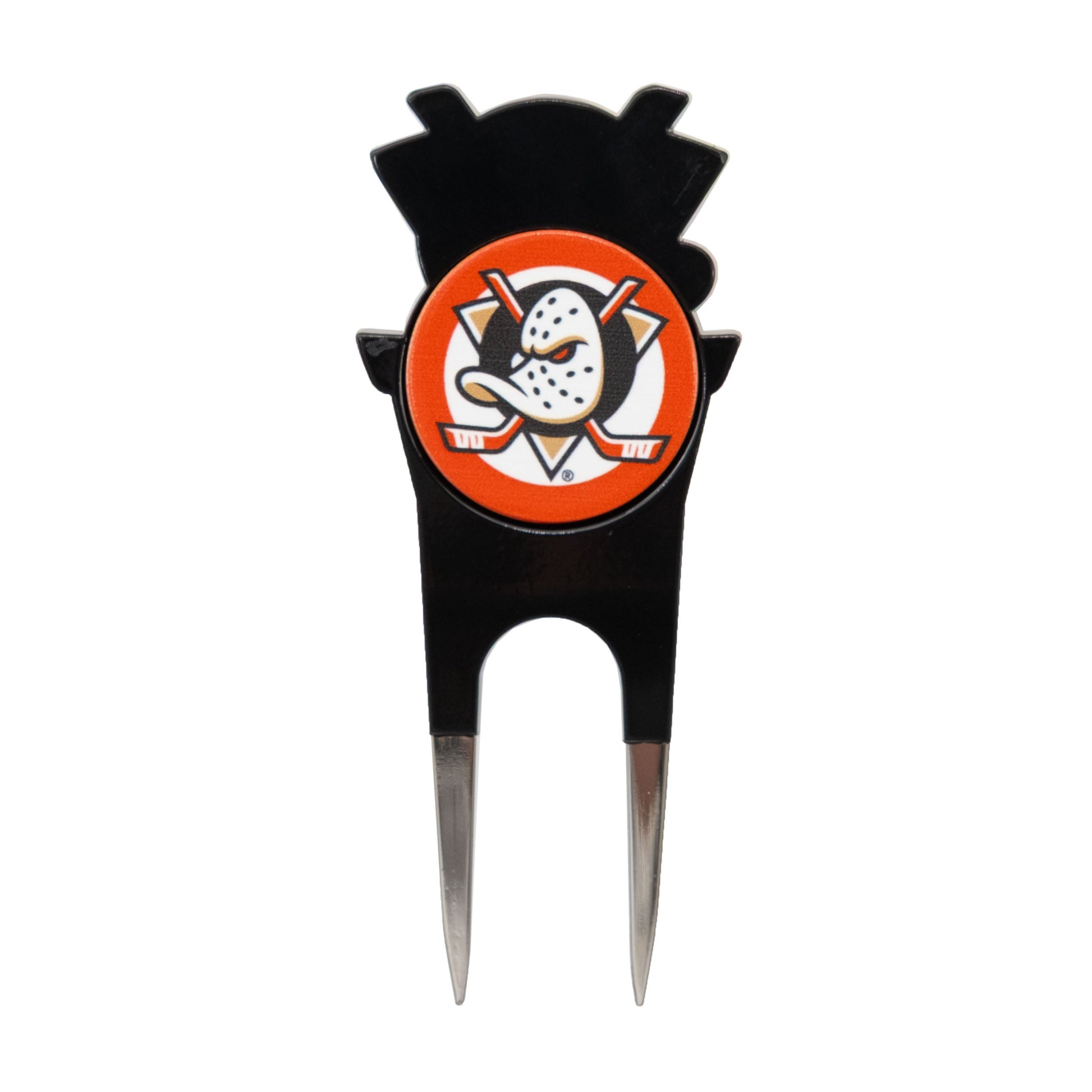 Anaheim Ducks Custom Shaped Divot Tool - Image 2 - Club Rehab