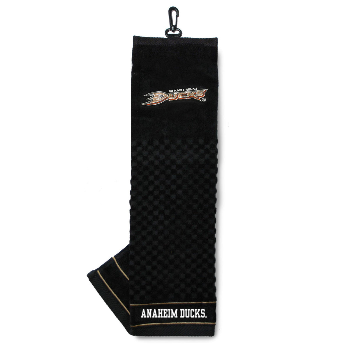 Anaheim Ducks embroidered golf towel