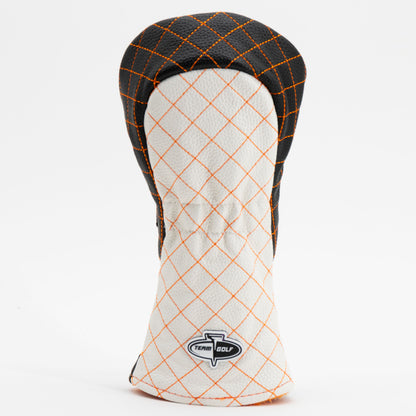 Anaheim Ducks Striped Fairway quilted headcover, back view