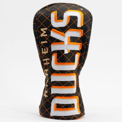 Anaheim Ducks Solid Fairway quilted headcover, front view