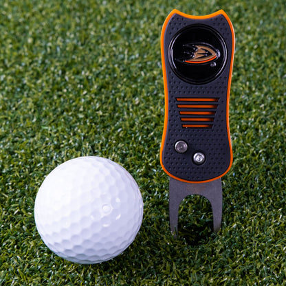 Anaheim Ducks Switchblade Divot Tool - Image 2 - Club Rehab