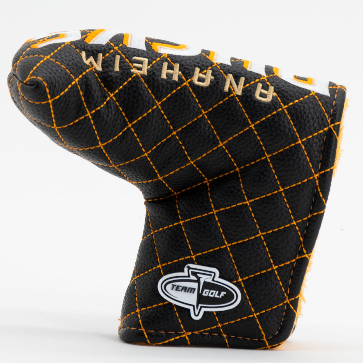 Anaheim Ducks Solid Blade Putter quilted headcover, back view