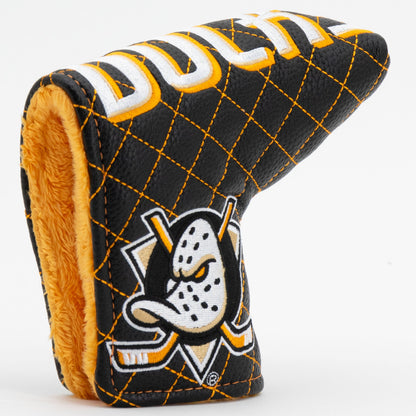 Anaheim Ducks Solid Quilted Blade Putter Golf Headcover