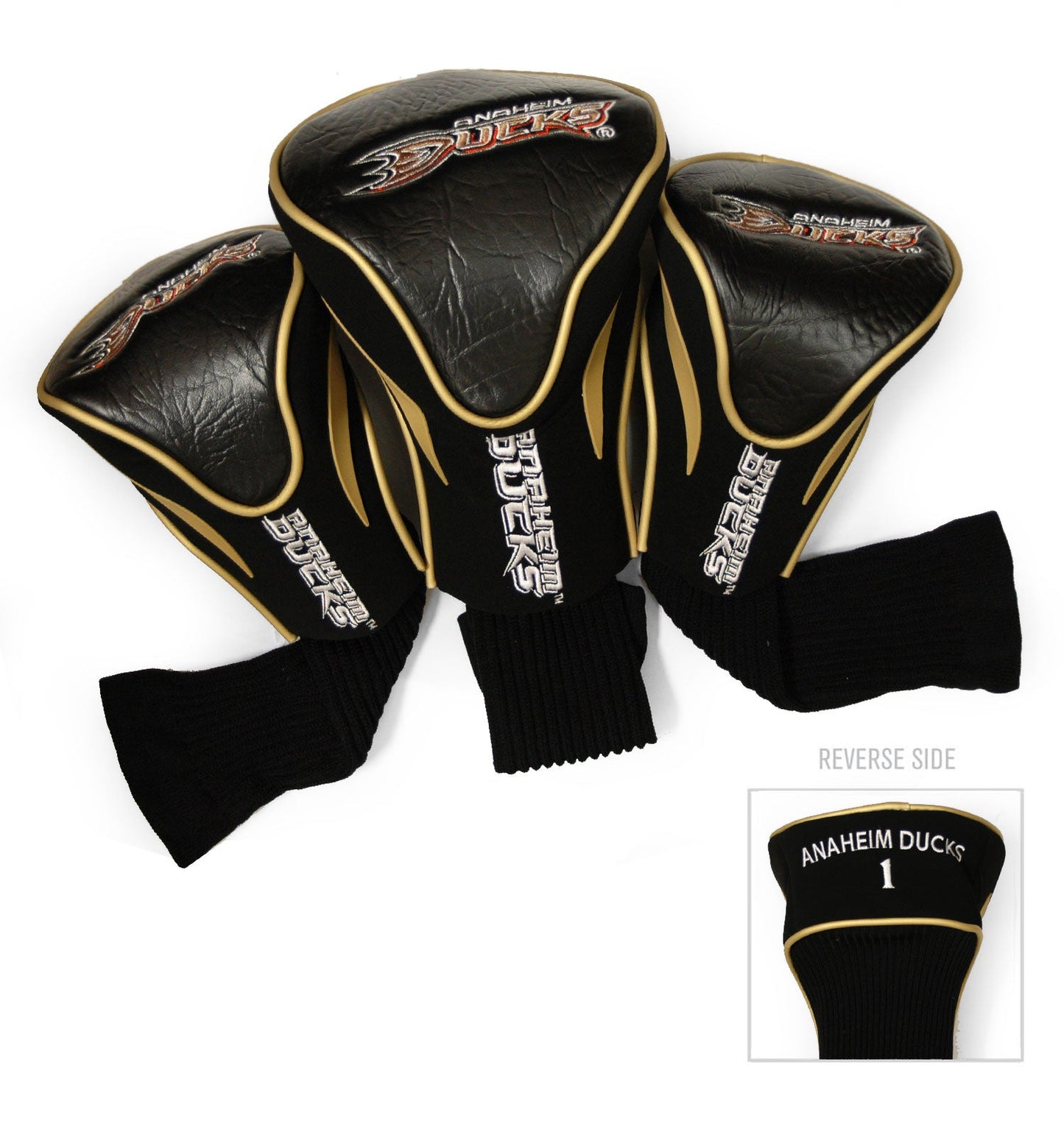 Anaheim Ducks 3 Pack Contour Sock Headcovers - Club Rehab