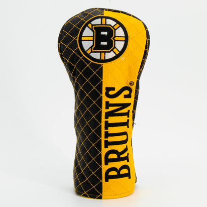 Boston Bruins split fairway quilted golf headcover